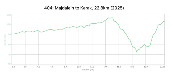 404: Majdalein to Al-Karak